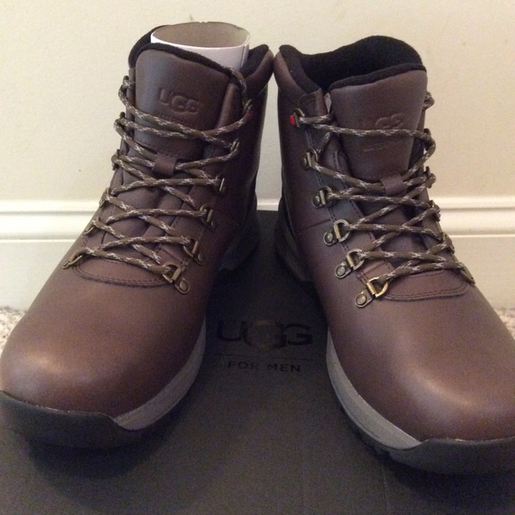 ? Authentic men UGG leather waterproof snow boots main image 4